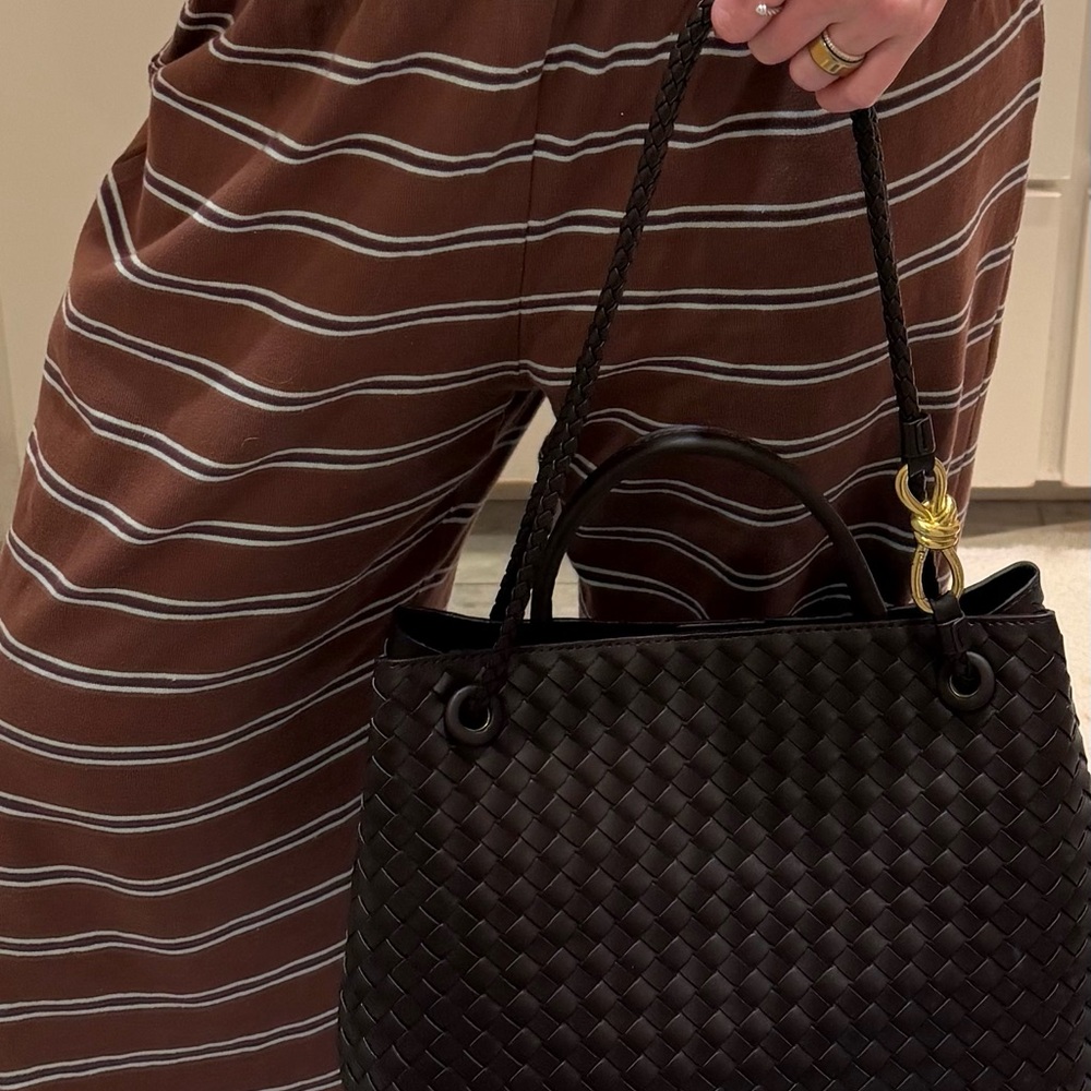 Bottega Veneta dark brown  Intrecciato tote (not authentic)